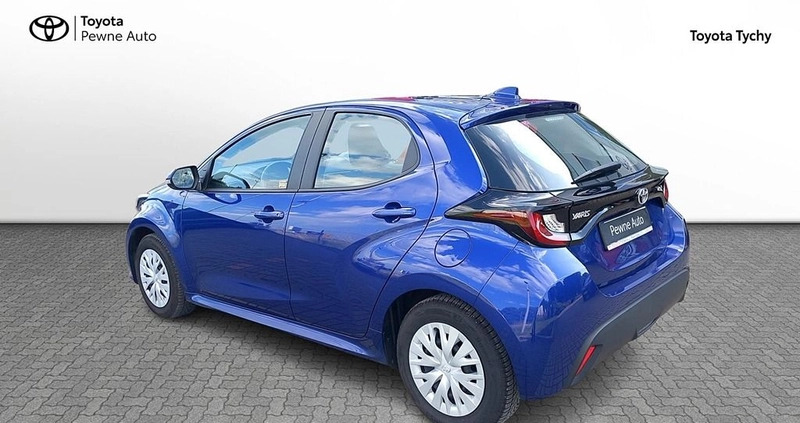 Toyota Yaris cena 67900 przebieg: 66229, rok produkcji 2022 z Tychy małe 211